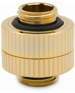 EKWB EK-Quantum Torque 14mm Rotary Male to Male Extender Fitting, Gold